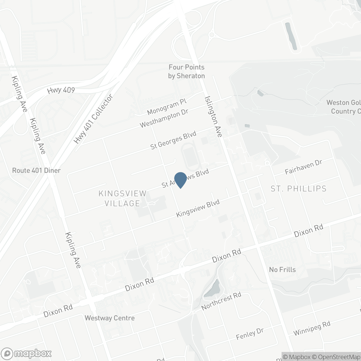 25A ST ANDREWS BOULEVARD, Toronto, Ontario M9R 1V9